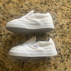 Vans 5 toddler white
